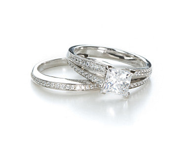 Silver Diamond Ring