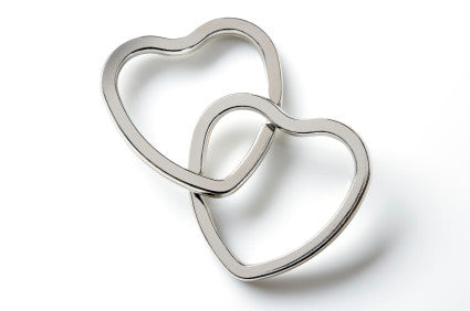 Silver Heart Bands